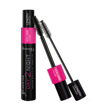 Rimmel London Rimmel London Mascara Day 2 Night Black - изглед 2