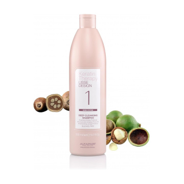 Alfaparf Milano Alfaparf Milano Keratin Therapy Lisse Design Deep Cleansing Shampoo 1 Bond System