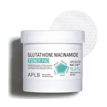 APLB APLB Glutathione Niacinamide 16.6% Toner Pad